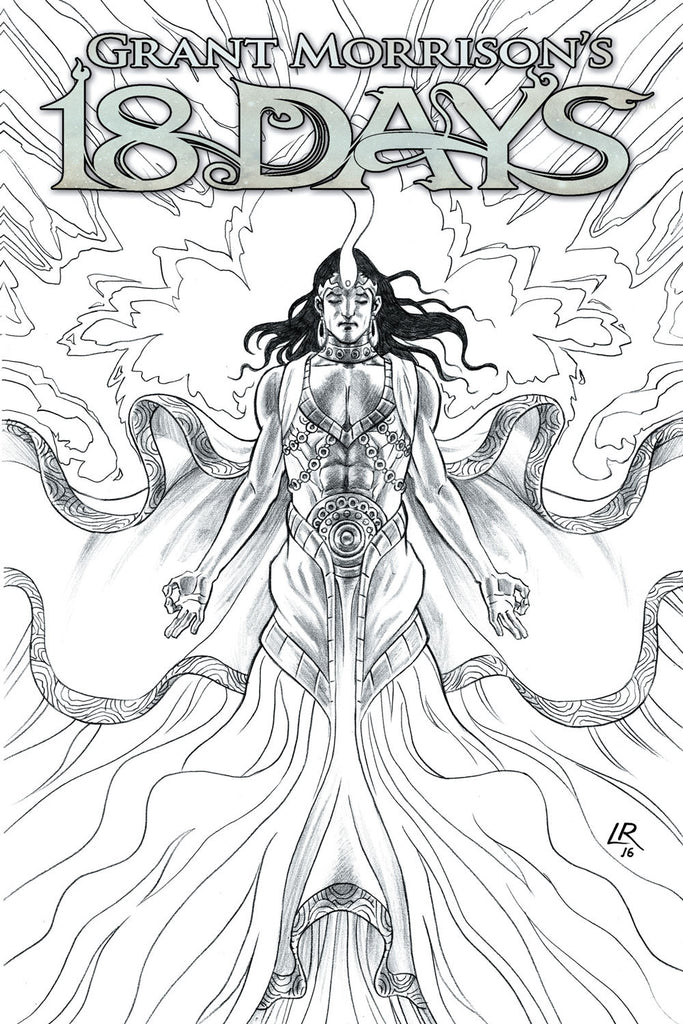 Grant Morrison's 18 Days #11 Limited Edition Variant - Luke Ross Pencil Sketch Cover