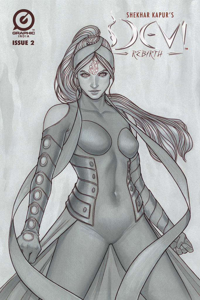 Devi: Rebirth - Limited Edition Pencil Sketch Cover (Jenny Frison) #2