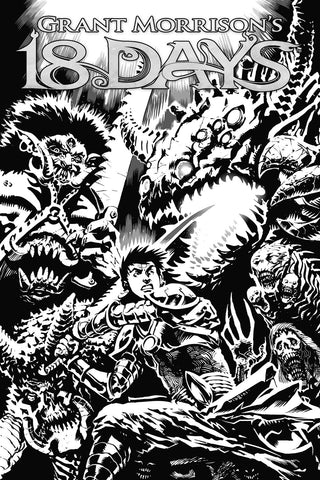 18 Days -#20 Limited Edition Black and White Sketch Cover (Francesco Biagini)
