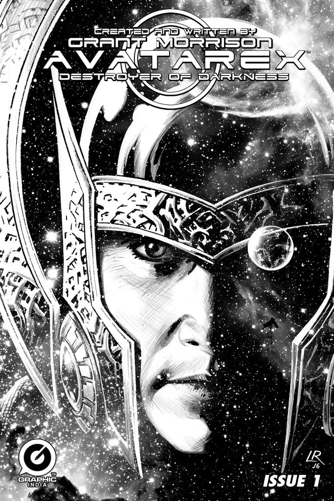 Grant Morrison's Avatarex - Destroyer of Darkness #1 Limited Edition Pencil Sketch Cover (Luke Ross)